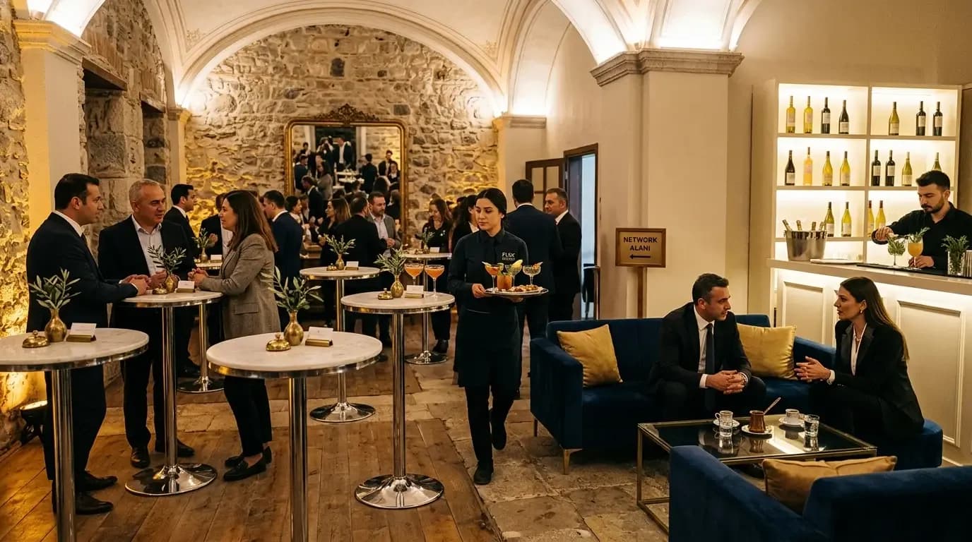 Şirketler İçin İzmir Kokteyl Organizasyonu Nasıl Yapılır?