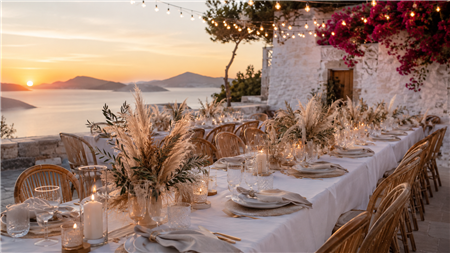 Çeşme ve Alaçatı Düğün Catering Rehberi: Açık Hava Davetleri